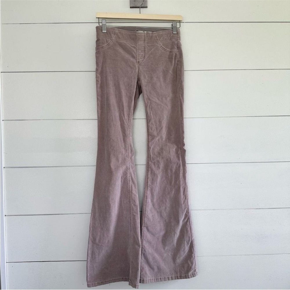Free People We The Free Pull On Corduroy Flare Pants Size 25